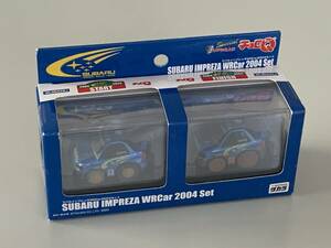 ◆SUBARU【 スバル IMPREZA インプレッサ WRCar 2004 Set チョロQ 2台セット 】未開封◆