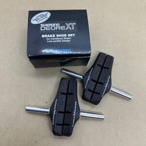 SHIMANO / DEORE XT BRAKE SHOE SET NEW OLD STOCK カンチ