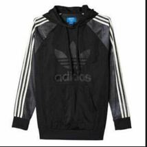 adidas アディダス 長袖 パーカー Hooded Sweatshirt, Hoodie AA3854 トレフォイルフーディS_画像1