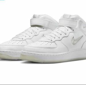 ナイキ エアフォース1 AF1 メンズ スニーカー AIR FORCE 1 MID 07 Color of the Month White Jewel DZ2672-101サイズ27.5㎝