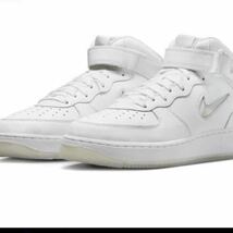 ナイキ エア フォース 1 MID 07 エアフォース1 AF1 メンズ スニーカー Color of the Month White Jewel DZ2672-101サイズ28㎝_画像1