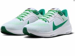 ナイキ ペガサス 40 プレミアム NIKE Pegasus 40 PRM ホワイト/ファー/グリーンストライク/マラカイト FJ0329-100 サイズ27.5センチ