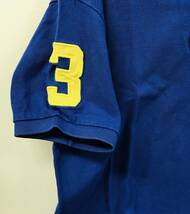 ☆【古着】POLO RALPH LAUREN Mサイズ 175/96A 半袖 ポロシャツ ブルー 青☆N03-261ｐ_画像3
