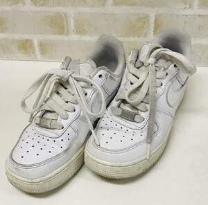 ☆【靴】NIKE ナイキ エア フォース1 サイズ 22.5cm ホワイト 中古品☆T03-046S