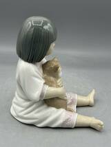 リヤドロ ナオ 女の子 猫 置物 フィギュリン 陶器 陶器人形 オブジェ_画像5