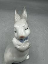 リヤドロ ナオ ウサギ 置物 フィギュリン 陶器 陶器人形 _画像2