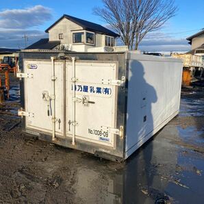 トラック荷台 コンテナ 倉庫 物置 保冷 愛知県愛西市 フォークリストで積込み致します！即日引き取り可能！の画像2