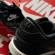 新品 正規品 NIKE ナイキ DUNK LOW RETRO PRM ダンク ロー レトロ プレミアム 黒 ブラック 白 27cm US9 箱付き_画像6