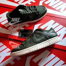 新品 正規品 NIKE ナイキ DUNK LOW RETRO PRM ダンク ロー レトロ セコイア カーキ オリーブ系 白 26.5cm US8.5 箱付き_画像1