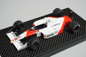 メイクアップ / アイドロン 1/43 McLaren マクラーレンホンダ MP4/4 A.セナ モナコGP PRACTICE 1988 #12 ※ジャンク パーツ破損・欠損