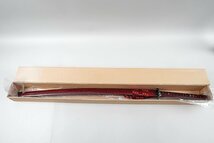 ★ 前田慶次郎利益 拵え 合金製 模造刀 全長約105cm 刀身約73cm ※台座付属しません※ 刃に一部錆・劣化あり_画像9