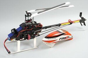 JR PROPO 電動ヘリ FORZA フォルツァ 450 / JR NHA-50-SB5 アンプ メカ搭載 / ボディ付き