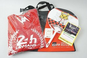 TOYOTA トヨタ GR GAZOO Racing ガズーレーシング 公式グッズ Tシャツ Lサイズ / うちわ / トートバッグ / ステッカー など 5点セット