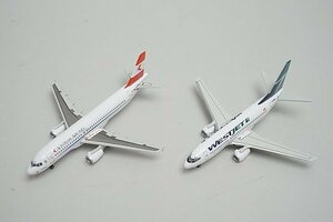 ★ DRAGON ドラゴン 1/400 B737-76N WESTJET C-FIWS / A320-214 オーストラリア航空 OE-LBP 2点セット