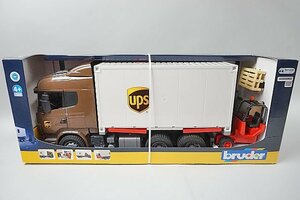 BRUDER ブルーダー 1/16 スカニア Scania UPS & フォークリフト 03581