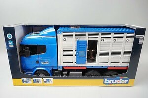 BRUDER ブルーダー 1/16 SCANIA スカニア 牛運搬トラック&牛セット 03549