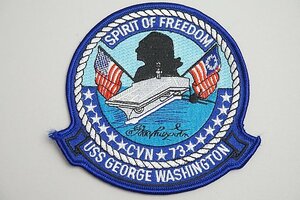 ★ アメリカ海軍 ジョージ・ワシントン NAVY US Navy George Washington CVN-73 ワッペン / パッチ ベルクロなし