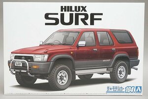 ★ AOSHIMA アオシマ 1/24 ザ・モデルカー104 トヨタ VZN130G ハイラックスサーフ SSR-X ワイドボデー'91 プラモデル