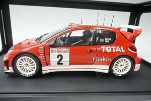 AUTOart オートアート 1/18 Peugeot プジョー 206 WRC モンテカルロラリー 2003 #2 80357