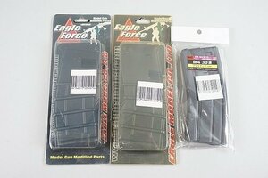 ★ Eagie Force イーグルフォース 多弾装マガジン マルイM16用 カナディアンタイプ / M4 30連 プラスチックVer など3点セット