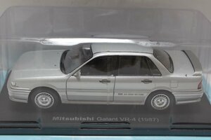 ▽ hachette アシェット 1/24 MITSUBISHI 三菱 国産名車コレクション Galant VR-4 (1987) ギャラン シルバー Vol.96