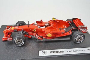 Hot Wheels ホットウィール 1/43 Ferrari フェラーリ F2008 K.ライコネン 2008 #1 L8779