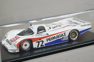 Spark スパーク 1/43 Porsche ポルシェ 962C ルマン 2位 1987 #72 S0951