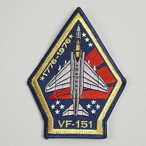 ★ アメリカ海軍 VF-151 1776-7976 ワッペン / パッチ ベルクロなしの画像1