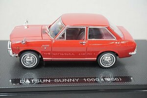 EBBRO エブロ 1/43 DATSUN ダットサン サニー 1000 1966 レッド 43843