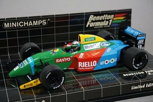 ミニチャンプス PMA 1/43 BENETTON FORD ベネトンフォード B190 A.ナニーニ 1990 #19 400900019