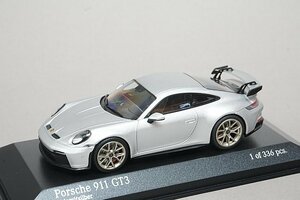 ミニチャンプス PMA 1/43 Porsche ポルシェ 911 GT3 2020 シルバーメタリック/ゴールドホイール 410069204