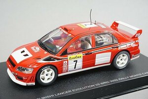 AUTOart オートアート 1/32 Mitsubishi 三菱 ランサーエボリューション VII WRC モンテカルロラリー 2002 #7 13012