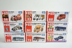 TOMICA トミカ グリコワゴン / 大型人員輸送車 / トーマスランドエクスプレス / 郵便車 など9点セット