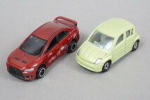 TOMICA トミカ トヨタ iQ / トヨタ マークX / 三菱 ランサーエボリューション Ⅶ など9点セット ※ジャンク品_画像4