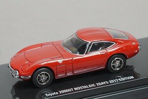 KYOSHO 京商 1/64 TOYOTA トヨタ 2000GT レッド NOSTALGIC 2 DAYS 2017 EDITION ノスタルジックヒーロー特注