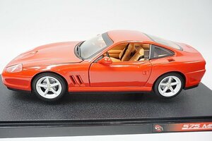 Hot Wheels ホットウィール 1/18 Ferrari フェラーリ 575 MM レッド ※外箱と中身相違