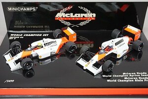 ミニチャンプス PMA 1/43 ワールドチャンピオンセット2 マクラーレンホンダ MP4/4 1988 / MP4/5 1989 2台セット 402888901