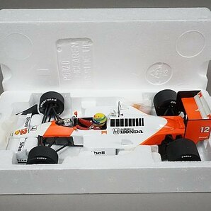 ミニチャンプス PMA 1/18 McLaren Honda マクラーレン ホンダ MP4/4 A.セナ ワールドチャンピオン 1988 #12 540881812の画像4