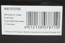 ミニチャンプス PMA 1/43 Mercedes Benz メルセデスベンツ Cクラス DTM 2007 Spengler #2 ※パーツ欠損有り 400073702_画像6