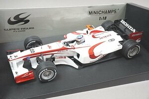 ミニチャンプス PMA 1/18 スーパーアグリ ホンダ SA05 ショーカー 佐藤琢磨 2006 #22 100060192