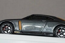 TIMEMICRO タイムマイクロ 1/64 NISSAN 日産 GT-R50 ダークグレー/オレンジ TM641401_画像3