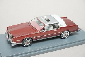 NEO ネオ 1/43 Cadillac キャデラック エルドラド ビアリッツ 1979 レッドホワイト ※パーツ破損有り NEO43500