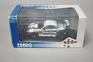 EBBRO エブロ 1/43 PORSCHE ポルシェ 910 ポルシェ ロデオ ドライブ アドバン GT3R JGTC2002 ホワイト×ブラック 43292