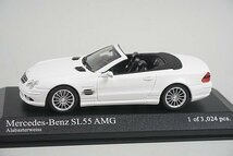 PMA ミニチャンプス 1/43 Mercedes Benz メルセデスベンツ SL55 AMG 2007 ホワイト 400036170_画像1