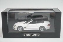PMA ミニチャンプス 1/43 Mercedes Benz メルセデスベンツ SL55 AMG 2007 ホワイト 400036170_画像4