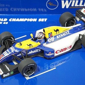 ミニチャンプス PMA 1/43 ウィリアムズ ルノー FW14B N.マンセル 1992 / FW15C A.プロスト 1993 ワールドチャンピオンセット4 402929301の画像2