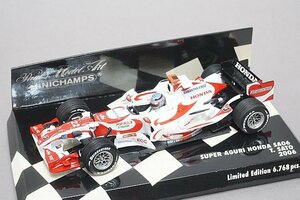 ミニチャンプス PMA 1/43 Honda ホンダ スーパー アグリ ホンダ SA06 佐藤琢磨 2006 #22 ※クリアケース欠品 400060222