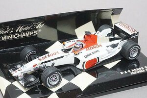 ミニチャンプス PMA 1/43 Honda ホンダ B・A・R ホンダ 005 佐藤琢磨 2003 ※クリアケース欠品 403030199