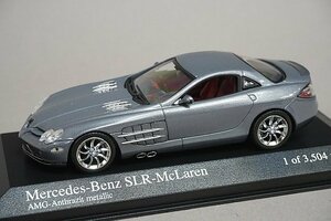 ミニチャンプス PMA 1/43 MERCEDES-BENZ メルセデスベンツ SLR McLAREN 2003 ダークシルバー 400033022