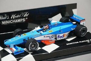 ミニチャンプス PMA 1/43 BENETTON ベネトン プレイライフ B198 A.ブルツ #6 430980006